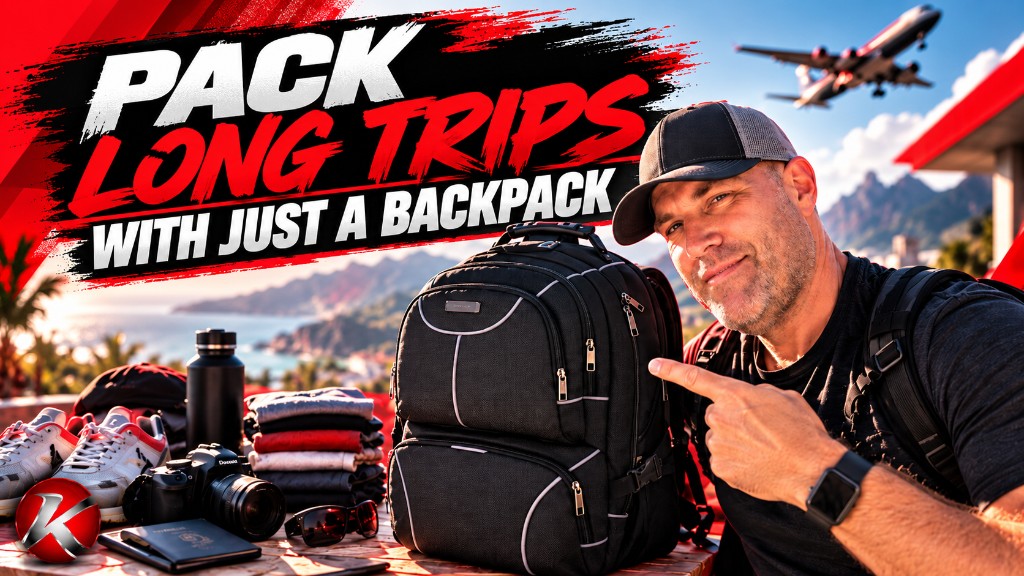 How to Pack for a Long Trip With Just a Backpack feature image