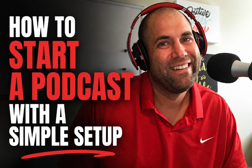 How to Start a Podcast With a Simple Setup feature image