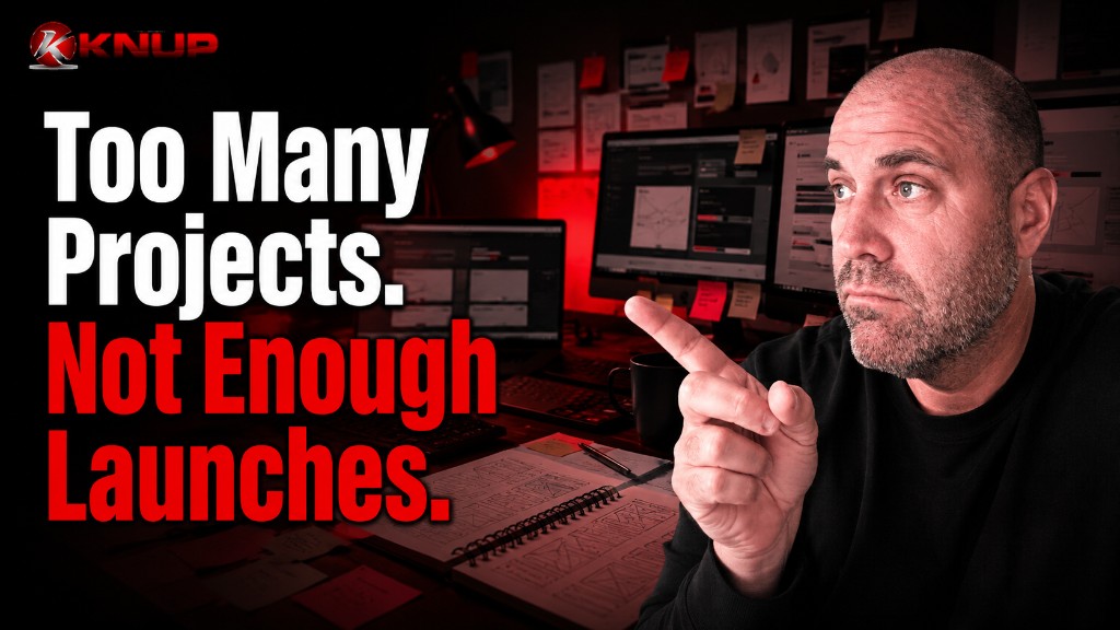 I have about 10 half-built projects and almost none of them have launched
