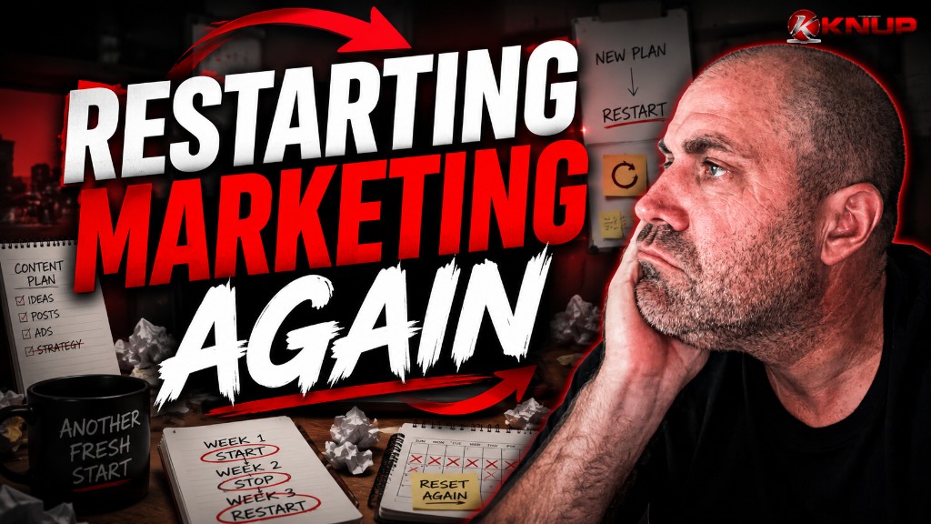 I keep restarting marketing instead of maintaining it