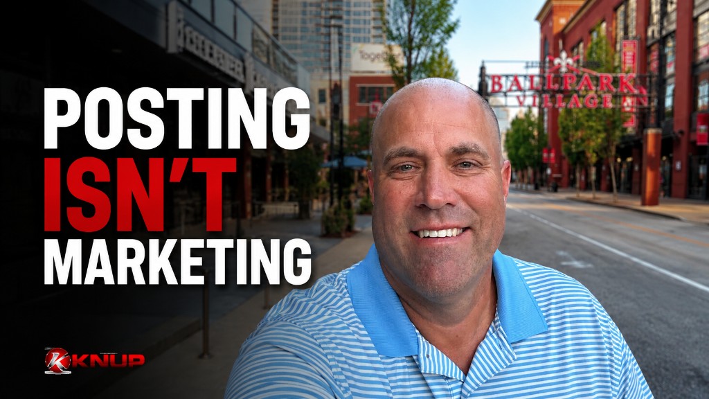 Posting is not marketing