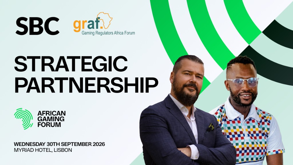 SBC and GRAF strategic partnership — African Gaming Forum, Wednesday 30 September 2026, Myriad Hotel, Lisbon