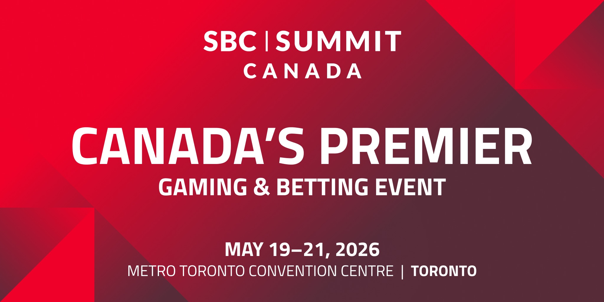SBC Summit Canada Returns to Toronto Ahead of Alberta Market Launch