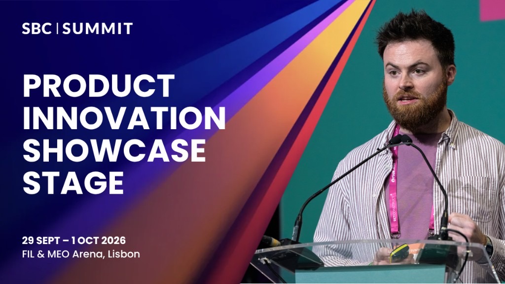 SBC Summit Product Innovation Showcase Stage — 29 Sept–1 Oct 2026, FIL & MEO Arena, Lisbon