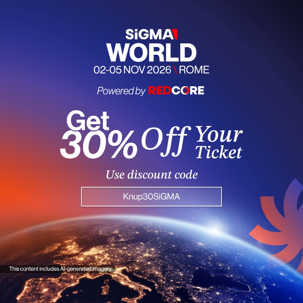 SiGMA World, 02–05 November 2026, Rome — 30% off tickets with code Knup30SiGMA
