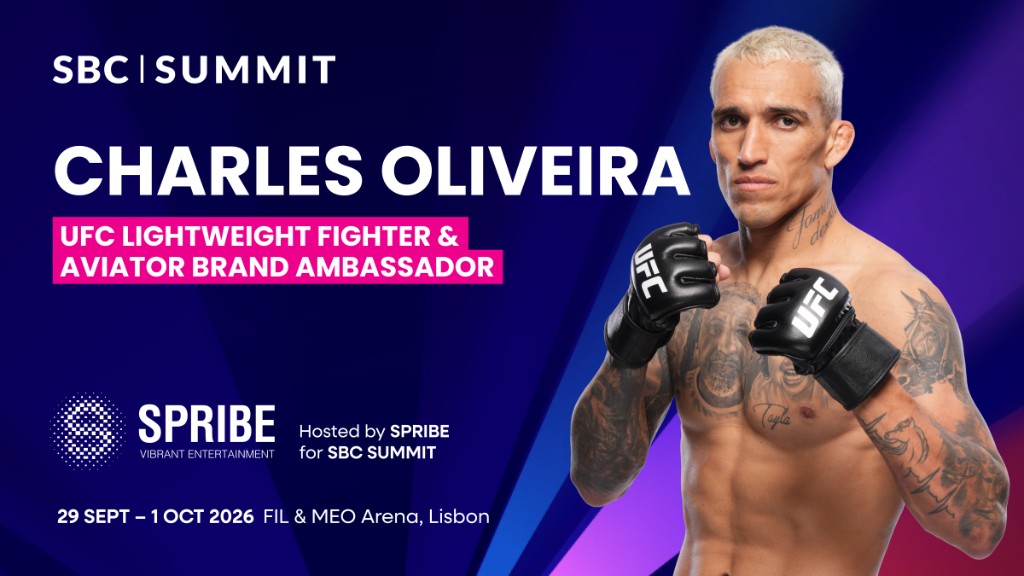 Charles Oliveira at SBC Summit 2026 — Hosted by SPRIBE, 29 Sept to 1 Oct, FIL & MEO Arena, Lisbon