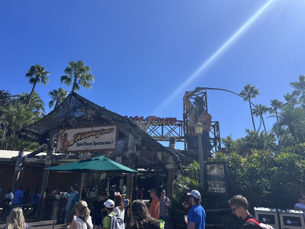 Entrance to the Indiana Jones Epic Stunt Spectacular at Hollywood Studios