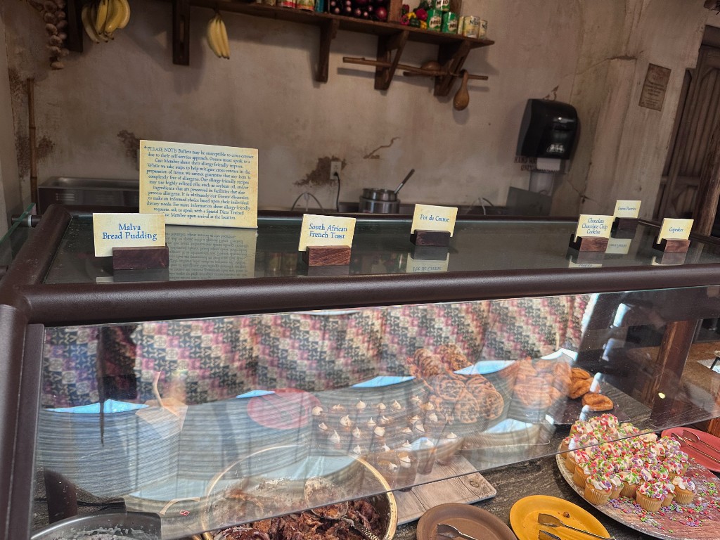 Malva bread pudding and dessert buffet at Tusker House