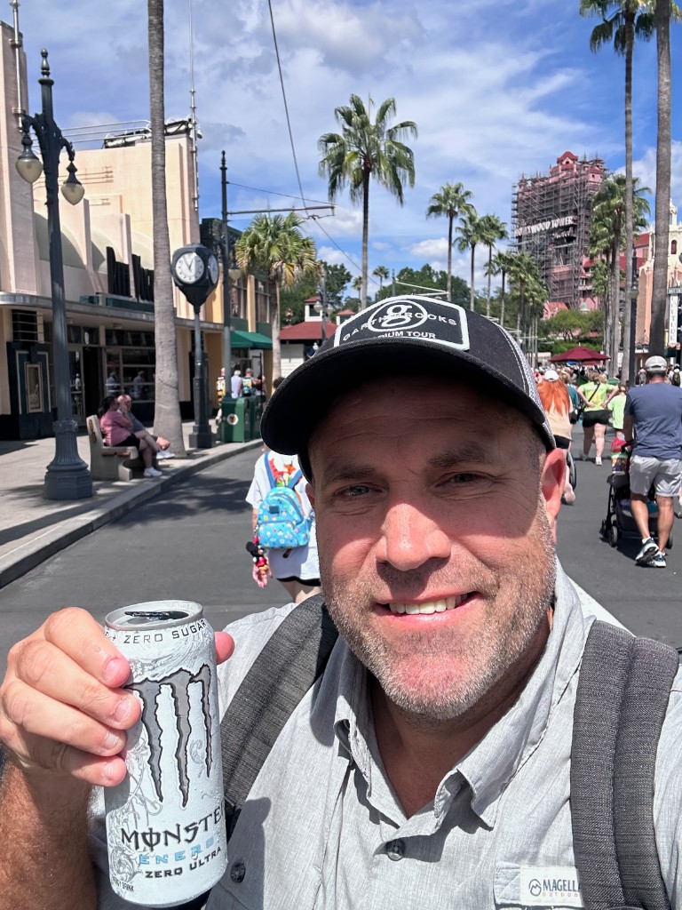 Ryan with a Monster Zero Ultra on Hollywood Boulevard