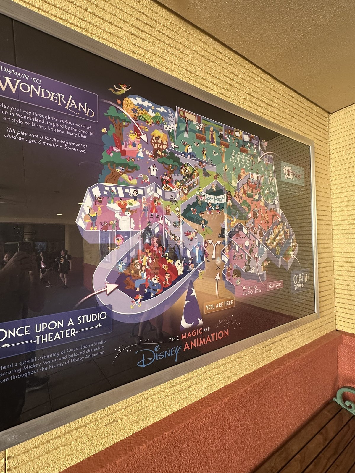 The Magic of Disney Animation map