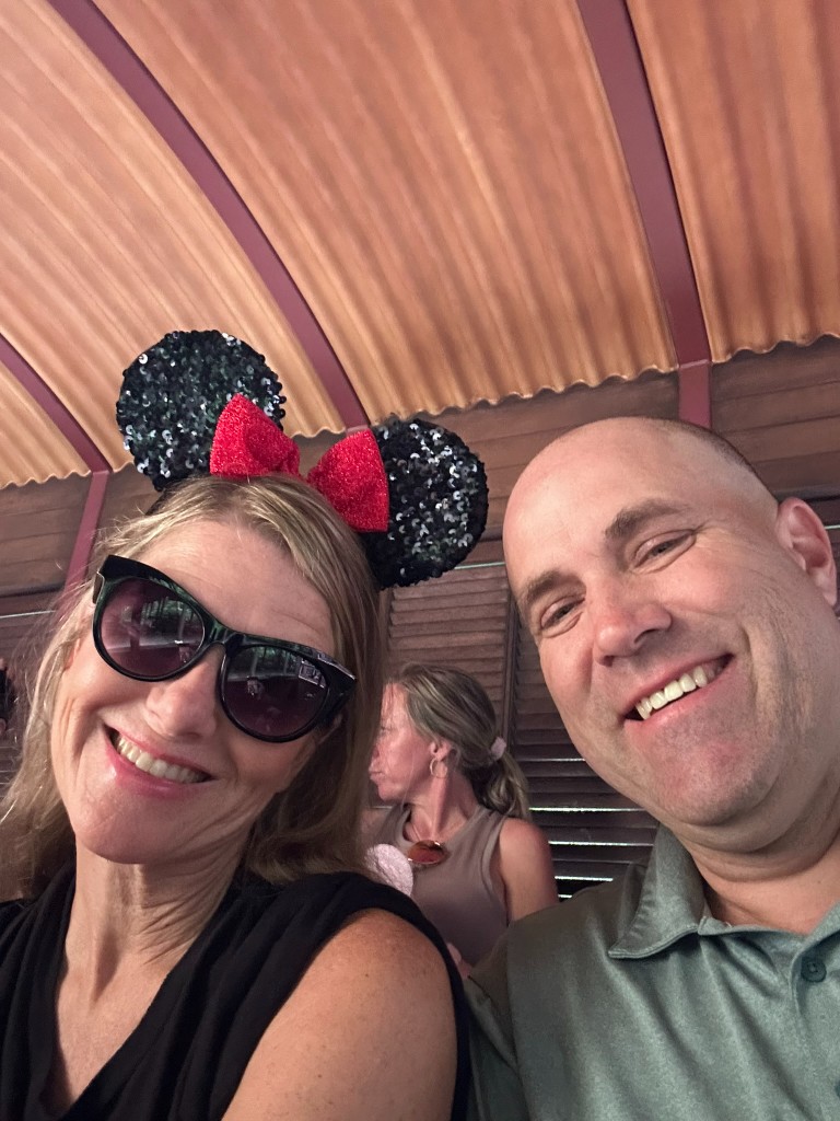 Ryan and Sarah on the Wildlife Express train