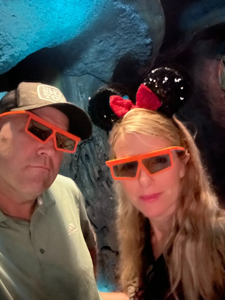 Ryan and Sarah holding Zootopia 3D glasses