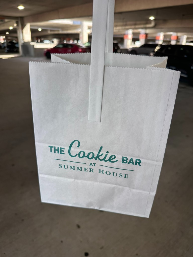The Cookie Bar at Summer House takeout bag
