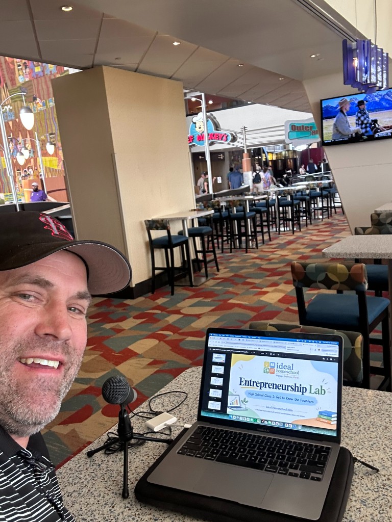 Ryan working near Outer Rim / Chef Mickey's area at the Contemporary