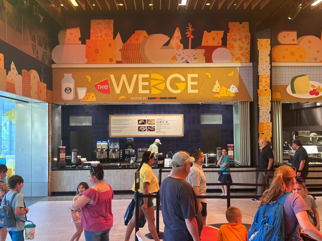 The Wedge cheese marketplace booth at Food & Wine