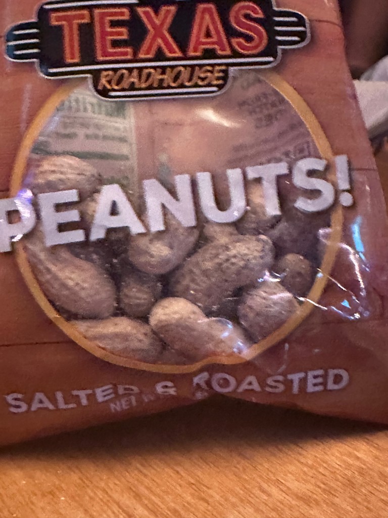 Texas Roadhouse salted and roasted peanuts