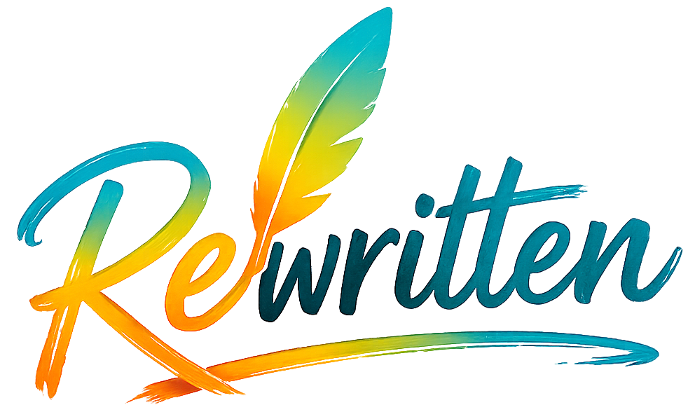 Rewritten logo