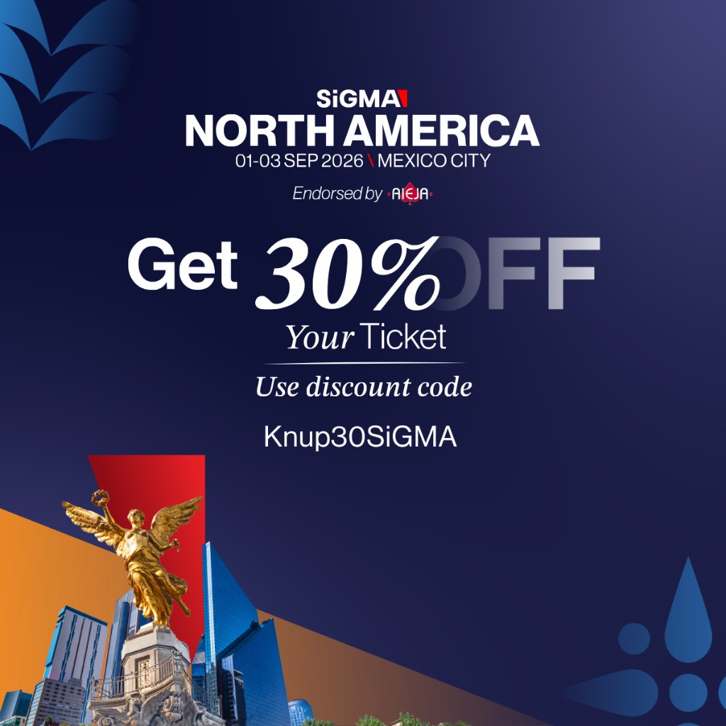 SiGMA North America — September 1-3, 2026 in Mexico City. Get 30% off with code Knup30SiGMA.